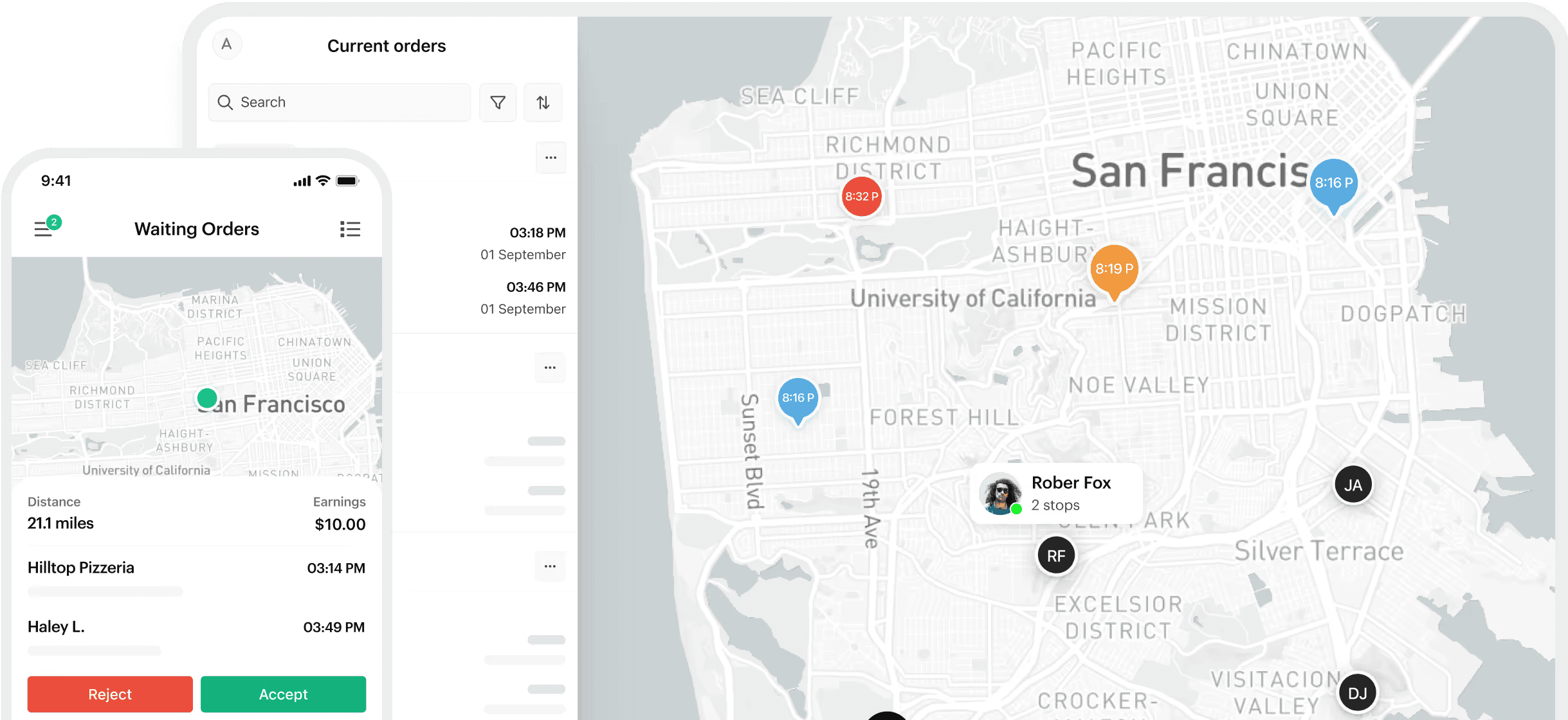 Delivero product preview